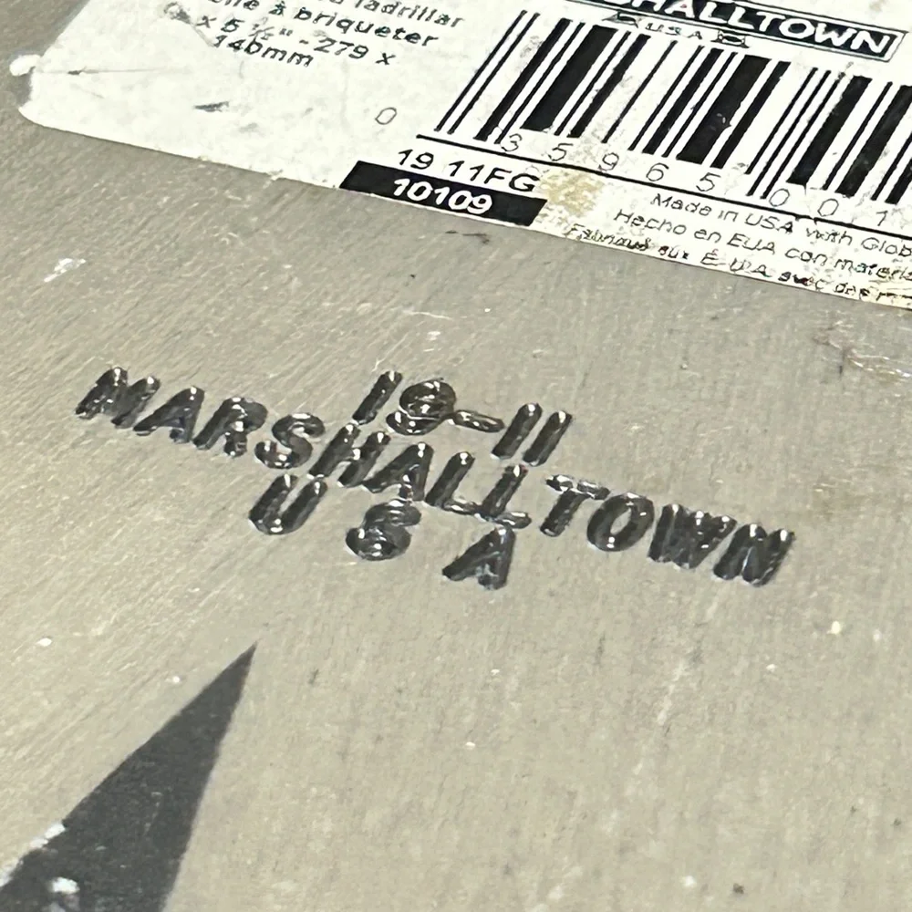 Marshalltown Red and Black Masonry Brick 🧱 Laying Trowel (4 for sale) - Picture 10 of 13